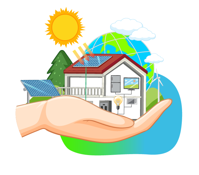 maison-panneaux-solaires-rayons